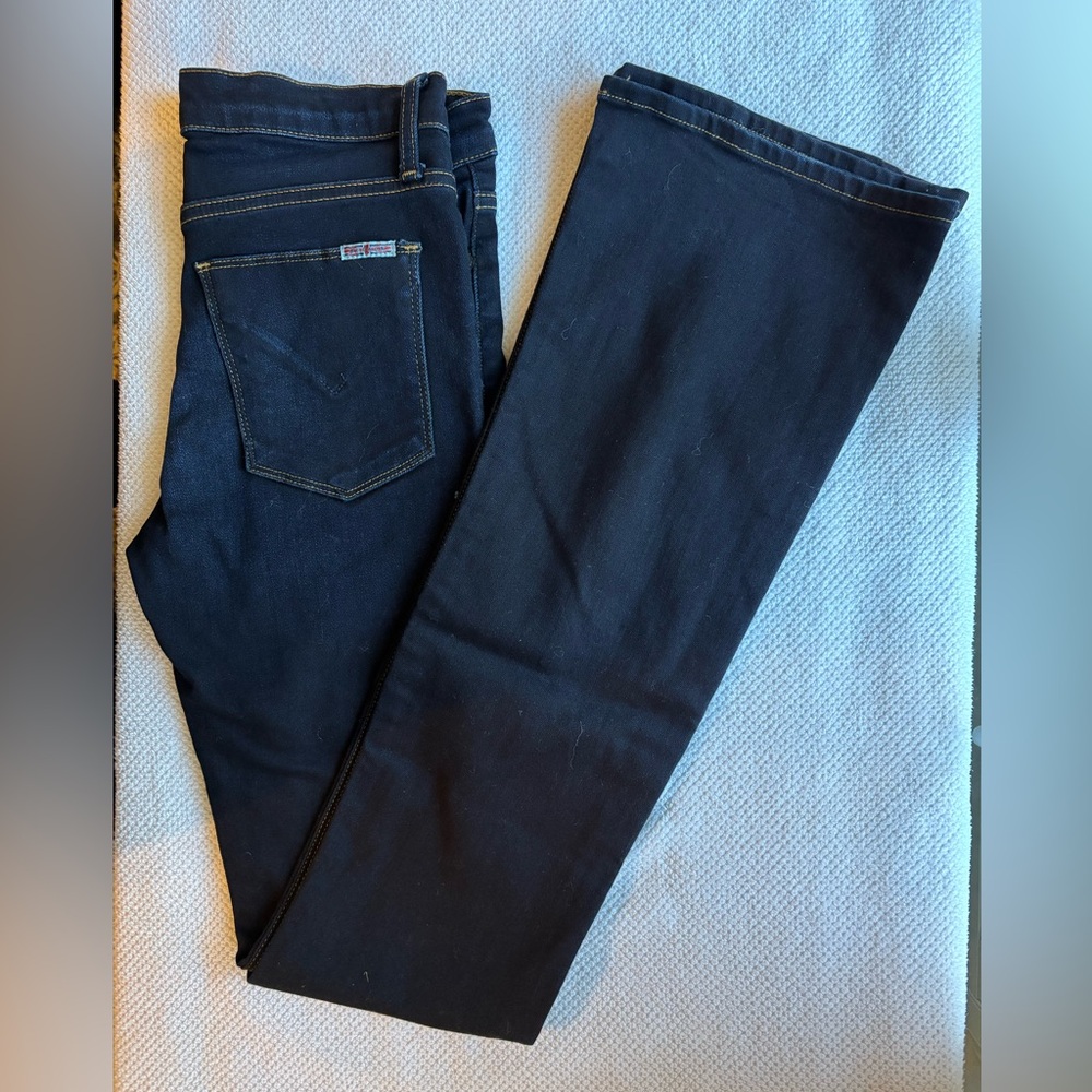 Hudson Dark Wash Midrise Bootcut Jeans - Size 26